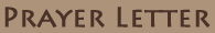 Prayer Letter